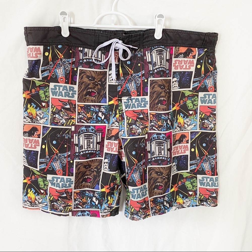 Men’s Star Wars Comic Print Shorts XL